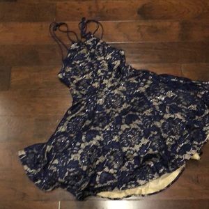 Blue sequin dress perfect for homecoming